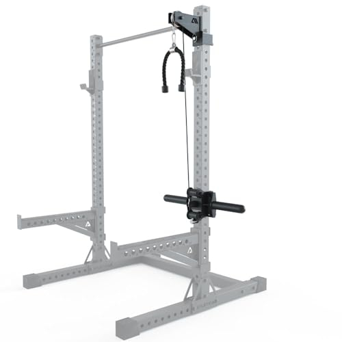Atletica R7 Plate Loaded Cable System | Oberer Kabelzug-Anbau | Gewichtsschlitten mit 3 Führungsrollen | Mehr Übungsvielfalt an Deinem R7 Power Rack