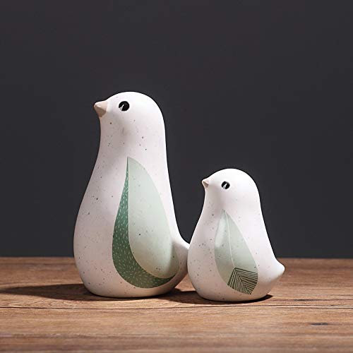 Mini-Statue, Ornamente, Dekoration, Skulptur, Statuen for draußen, nordisches Zuhause, moderner minimalistischer Keramik-Vogel, Wohnzimmer, TV-Schrank, Modellzimmer, Schlafzimmer, Arbeitszimmer, Dekor