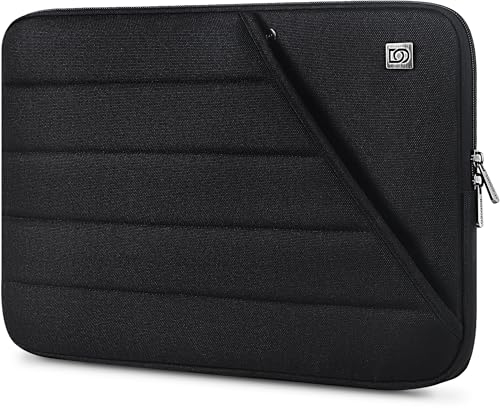 DOMISO 14 Zoll wasserdichte Laptoptasche mit Rückengriff Tragetasche für 14 MacBook Pro/MacBook Air/Dell Latitude/Lenovo IdeaPad/Acer Aspire/13.5 Microsoft Surface Book,Schwarz