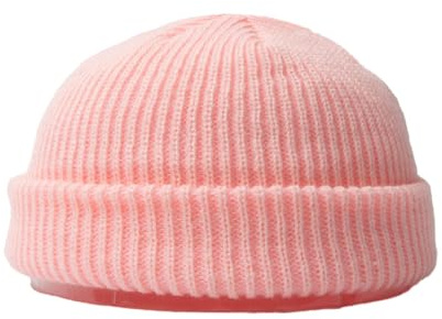 BrightGlow Wintermütze für Herren und Damen Trawler Beanie Watch Hat Roll-up Edge Skullcap Kurze Fischermütze mit Strickbündchen Beanie-Mütze Warm Skimütze Acryl-Strickmütze