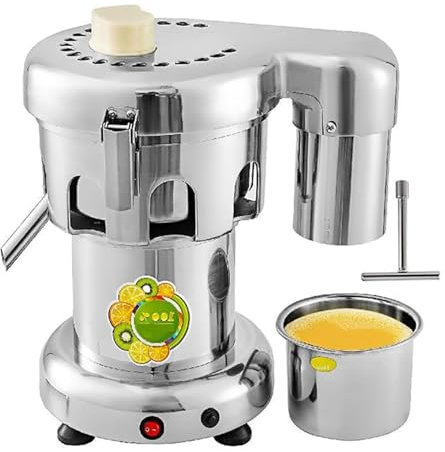 Extracteur De Jus éLectrique Commercial, Centrifugeuse, Presse-Agrumes, Presse-Agrumes Industriel 370 W, Presse-Agrumes En Acier Inoxydable, 80-100 Kg/H, Presse-Agrumes Pour Fruits Et LéGumes