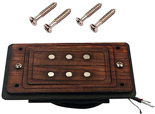 Cigar Box Micro Humbucker 3 cordes avec cadre en palissandre