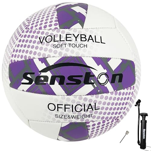 Senston Beach Volleyball Official Size 5 Soft Touche Volley Ball
