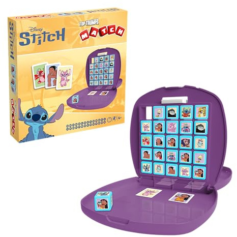 Top Trumps Match Stitch Juego De Memoria 4 Años + para 2 Jugadores - Juegos Infantiles Stitch