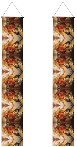 Banner mit Blumen-Gitarren-Druck, Polyester-Banner, für drinnen und draußen, einfach aufzuhängen, wiederverwendbar