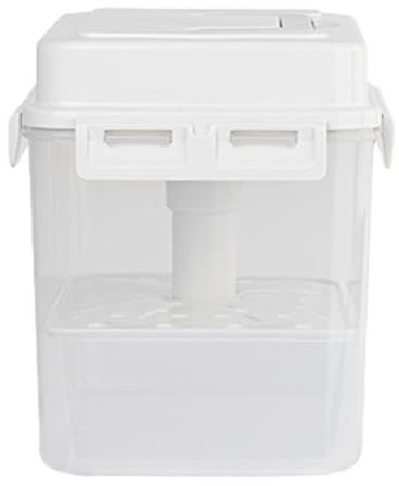 kimchis Storage Jar - Airtight 5l Fermentation, Fermentation Food Container, kimchis Press Box | Airtight Storage Lid Keeper, Fresh Taste Preserver, Use for Home Kitchen Refrigerator Storages