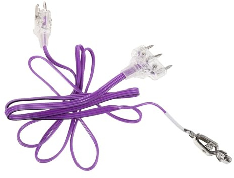 TOGEVAL Cordon D’Escrime Violet Gainé pour Fleuret, Fil Conducteur Flexible et Solide, Compatible Équipements de Pointage, Entraînement et Compétition D’Escrime Sportive, Accessoire