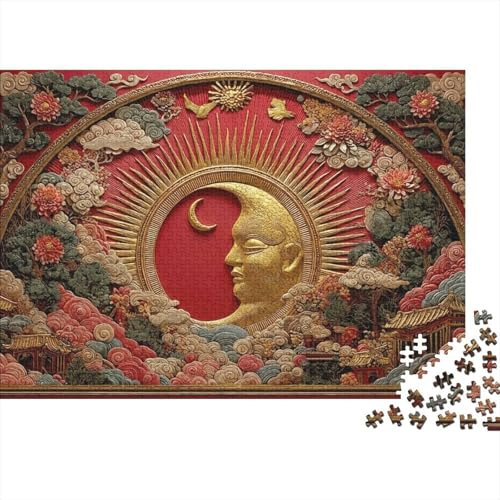 Rustic Flower Cart 1000 Piece Jigsaw Puzzle Eco-Friendly Cardboard for Elderly Adults Flower Cart Meadow Dust-Free Educational Leisure Activity Collectible 52x38cm/1000pcs