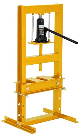 6 Ton Hydraulic Shop Press, Heavy Duty h-Frame Benchtop Press with Anti-Overpressure Relief Valve, Floor Workshop Press with Enhanced Pressure Bearing Capacity for Bending, Straightening, Garage