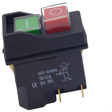 KLD-28A KJD17 Elektromagnetisk brytare 4-stift for verktygsmaskiner Stora elverktyg Trädgårdsmaskiner