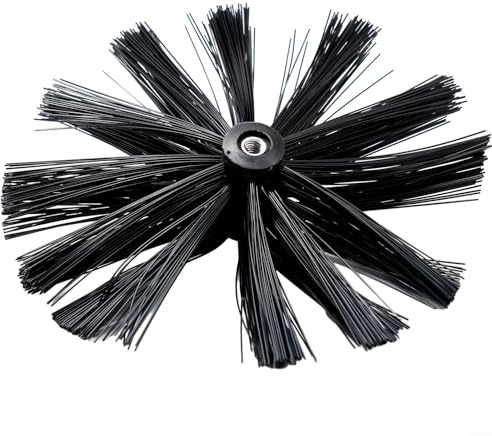 Lapiglo 200mm Dryer Lint Remover Brush Nylon Bristles M8 Thread Compatible with Chimney Pipes and Vents