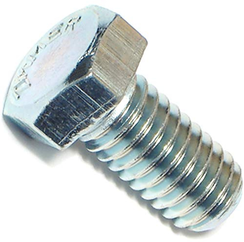 Hard-to-Find Fastener Zinc Coarse Thread Grade 2/A307 Hex Bolts, Durable & Versatile Stainless Steel Hex Bolts for Machinery, Automotive, Construction, 3/8-16 x 3/4, Pack of 100