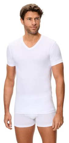 Abanderado Camiseta de manga corta y cuello pico Esencial Algodón 100% x1 | Camisetas Manga Corta, Cuello Pico, 100% Algodón, Tejido Canalé 1X1, Para Hombre