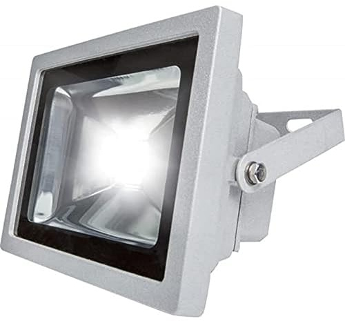 as - Schwabe SLIMLINE LED Strahler 200 W, 17000 Lumen- Neutralweiß 4000K - 2 m Kabel - Wandleuchte schwenkbar - robustes Aluminium - einfache Installation - Außenbeleuchtung wasserfest IP65, 46986