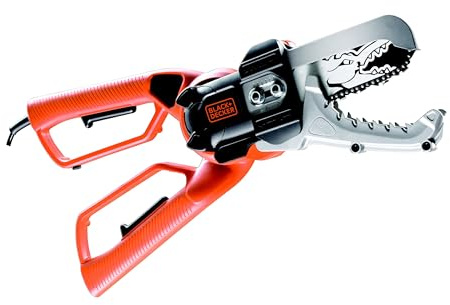 BLACK+DECKER GK1000-QS Troncatrice a Filo Alligator 550 W + A6150-XJ Catena Sostitutiva per Troncarami elettrico GK1000-QS
