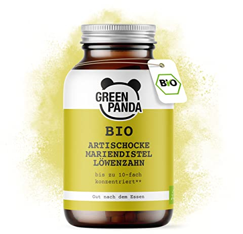 Bio Leber Komplex mit Mariendistel, Artischocke, Löwenzahn hochdosiert – 120 Mariendistel Kapseln 1000mg Tagesdosis zur Leberreinigung & Entgiftung – vegan, laborgeprüft & Made in Germany