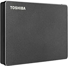 TOSHIBA Canvio Gaming 1TB Portable External Hard Drive USB 3.0, Black for PlayStation, Xbox, PC, & Mac - HDTX110XK3AA