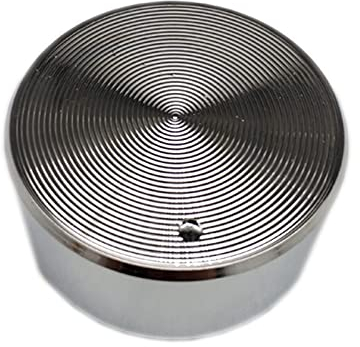 Jxjamp Küchenzubehör 5 Teile/LOS Metall Zink Chrom Drehschalter Fit Für Gasherd Kochfeld Ersatzteil Metallgriff Welle 6,0-6,3 mm Universal Ersatzteile