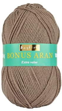 Hayfield Bonus Aran Garn, Fawn (571), 100 g