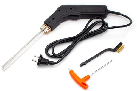 Jieotwice Coltello da Taglio per Riscaldamento Elettrico Spugna Perla Cotone Tagliatrice di Plastica per Estrusione Taglierina per Fusione a Caldo 220V 300W 20CM