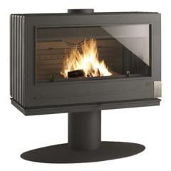 Poêle À Bois Fonte 12kw Anthracite - 9127-44