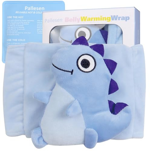 Pallesen Colic Baby Relief,Gas Relief for Infants,Baby Colic Heated Tummy Wrap,Baby Swaddling Belt for Colic Calm,Natural Relief for Upset Stomach in Babies and Toddlers (Blue)