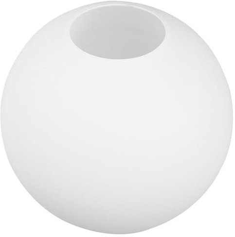 Kichvoe Frosted Glass Lampshade 5.12 Inch Round Globe Ceiling Lamp Shade Replacement Textured Lamp Cover for Indoor Pendant Light Living Room Bedroom