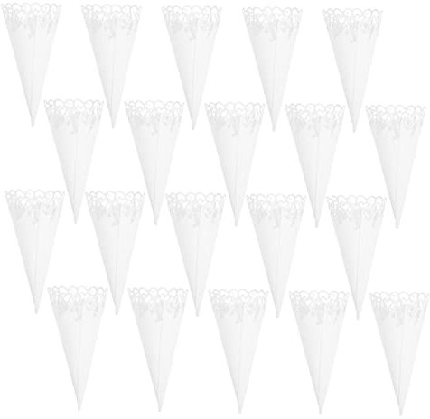 SEWACC 20stücke Konfetti Petal Papier Blumenröhren Mit Herz-lace Design Für Hochzeitsfeiern Partys Und Dekorationen Gestaltbar Und Vielseitig Verwendbar