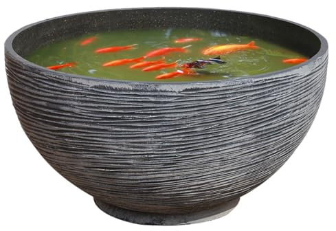 Ciotola Per Fontana, Ciotola Per Fioriera - Fioriera Per Piante Grasse Paesaggistica Di Grandi Dimensioni - Fioriera Succulenta, Vaso Per Piante Acquatiche In Resina Per Sale Banchetti, Scrivanie,