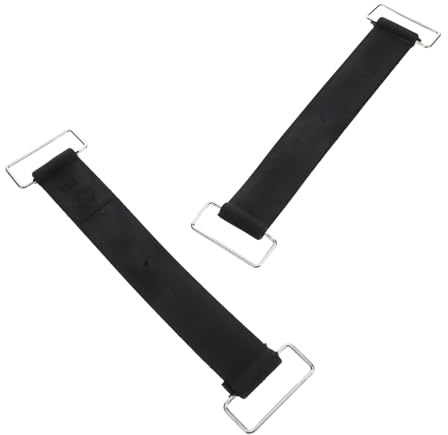 VALICLUD 2 Correas De Sujeción Ajustables De Goma Antideslizantes para Batería, Accesorios para, Coches Y Motocicletas.