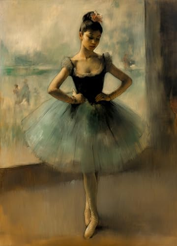 Vintage Ballerina Reispapier, 29 x 40,5 cm (1 Stück) – Decoupage-Kunstwerk für Poster, Möbel und Handwerk, Decoupage von CRAFT KREATIVELY