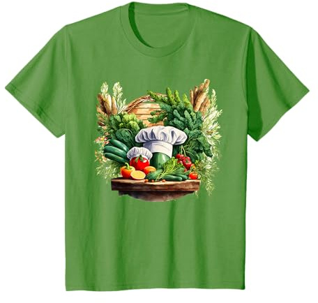 Cuisine colorée avec fruits et légumes frais T-Shirt