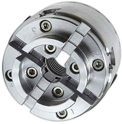 Mandril de torno de 4 mordazas, herramientas for máquinas de carpintería, accesorios de 100mm, mandril de desplazamiento de rosca M33, KP96-B autocentrante, piezas de rosca M33 para trabajar la madera
