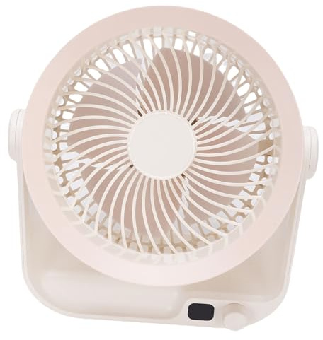 VGEBY Ventilador Circulador de Aire, Ventilador Circulador de Aire de Escritorio USB Silencioso Portátil con Batería de 4000mah para Dormitorio, Oficina en Casa