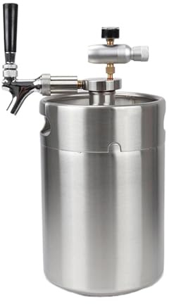 Distributore di fusti di birra, mini barile di birra da 5 litri e for fusti, rubinetto for birra e caricatore di CO2, kit for birra fatta in casa