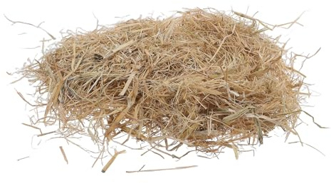 Toddmomy Paja Natural para Cama de Animales Pequeños 1kg, Blanda y Limpia para Conejos, Pollos y Mascotas en Refugios y Jaulas