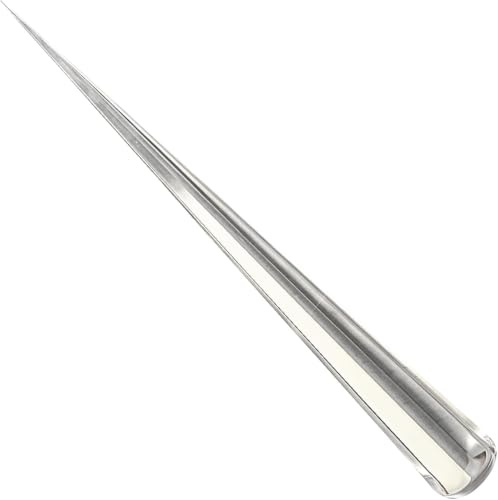 Prajet Crystal - Baguette de désintégration en quartz naturel transparent - Double pointe polie - Bâton de pierre précieuse transparente - 14-15 cm - Pour décoration, collection et cadeau