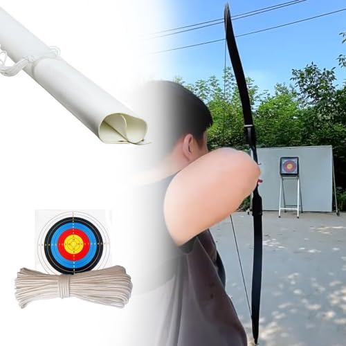 Bågskytte Backstop Nät Bärbar Rullbar Pilfångare för Träning i Bågskytte | Skyddsnät för Bågskytte Hopfällbart, Tål en Dragkraft På 65 lbs Säkerhetsnät i Polyester