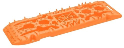 2x Traktionsmatten 107x31x7 cm, Verstärktes Nylon Anfahrhilfe für Auto, Wohnmobil, Geländewagen, Orange Bergungshilfe Set