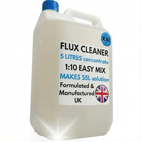Allendale Ultrasonic Flux PCB Cleaner 5L – Professional Ultrasonic Cleaning Solution for PCB Circuit Boards, Solder Flux & Electronics – 1:10 Concentrate Makes 55L, Safe on Copper & Aluminium