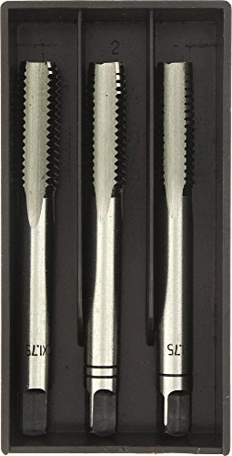 Tivoly 1050012120175 Jeu de 3 Tarauds Main Acier Au Chrome, Métrique Ø M12*175