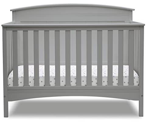 Delta Children Archer 4-in-1 Crib, Grey