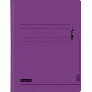 Brunnen 25 x Spiralhefter Fact!Plus violett