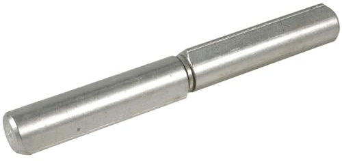 Bisagra de 80 mm de acero inoxidable soldable perfil de gota pin fijo