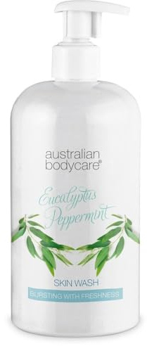 Nettoyant pour la peau professionnel 500 ml | Gel douche à l'huile de tea tree et à la eucalyptus | Gel douche pour le corps | A un effet adoucissant | Idéal pour les peaux impures et les boutons