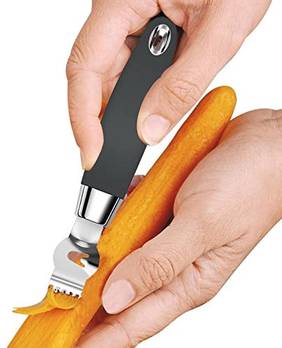 Qmisify Strumento Zester al limone,Pelapatate alla corteccia d'arancia in acciaio inossidabile | Pelapatate al limone per cocktail, strumento di peeling arance, grattugia di agrumi multifunzionale