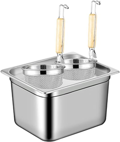 Pentole, Pentole con Inserto per Pentola per Pasta in Acciaio Inossidabile, Set Cuoci Pasta Utensile da Cottura con Cestello Filtro E Coperchio per Cucina Domestica,A,2 Fori