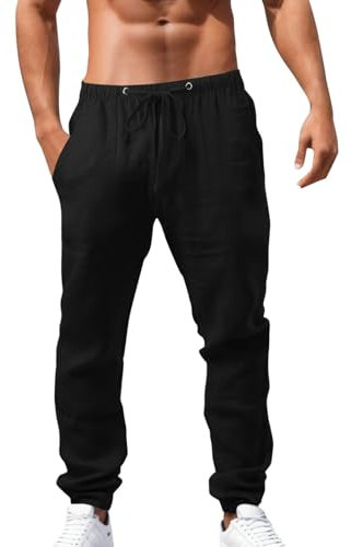 Pantaloni Della Tuta Larghi Da Uomo Pantaloni Uomo Casual Slim Fit Pantaloni Montagna Uomo Estivi Pantaloni Chinos Uomo Elasticizzati Pantaloni Sauna Usa E Getta Pantaloni Uomo Estivi Leggeri