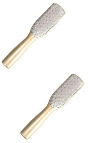 FRCOLOR 2stücke Dead Skin Remover Fußfeile Dual Sided Pediküre Schaber Für Hornhautentfernung Und Exfoliation Ergonomischer Griff Für Einfache Anwendung