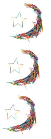 Gogogmee 3000stücke Bunte Holzstäbchen Für Und Bastelarbeiten Geeignet Für Mädchen Kreative Projekte Collagen Und Lernspiele